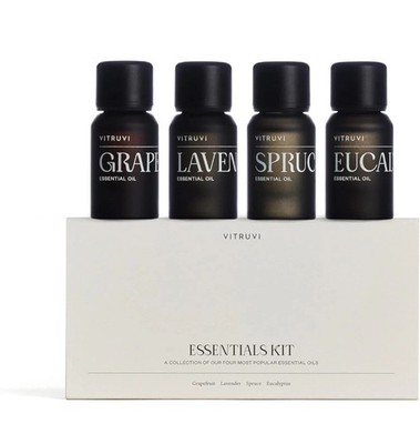 FINAL PRICE DROP! 4pk-Vitruvi Essential Oils Kit-100% Pure: Lavendar & 3 More!
