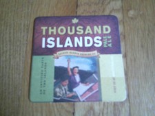 1000 Islands Beer Coaster Sackets Harbor NY B...