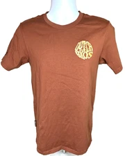 Dutch Bros Embroidered Logo T-Shirt – Size Small – Burnt Orange 100% Cotton