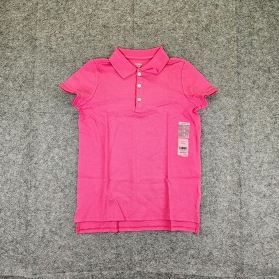 Carter's Girls Pink Stretch Uniform Polo NWT Size12