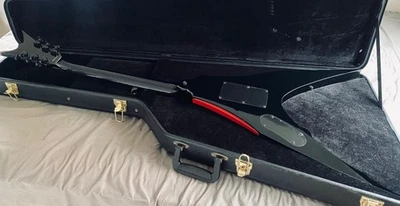 DBZ Venom GX Thoracic Flying V Electric Guitar EMG 81/85 with Hard