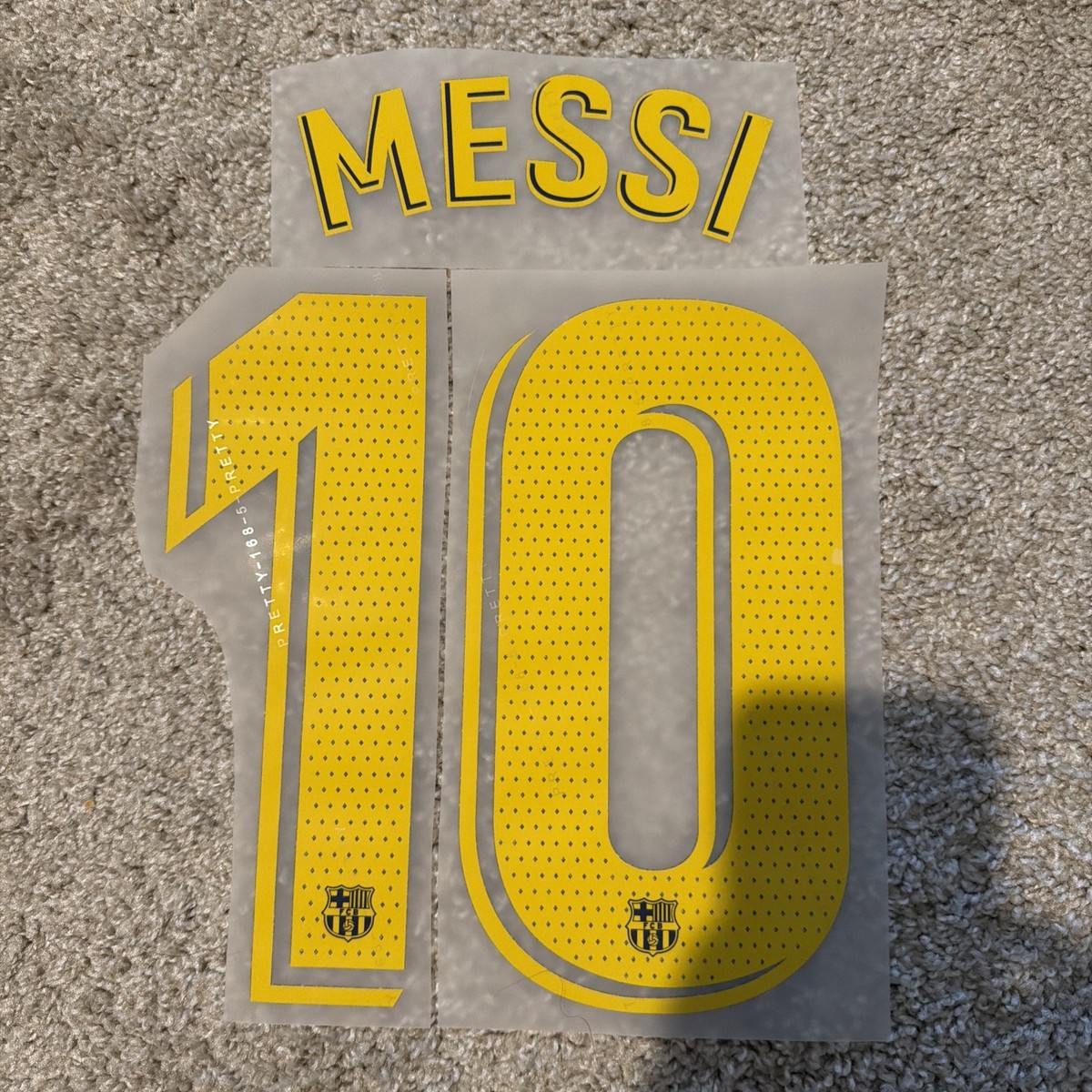 2018 2019 2020 2021 FC Barcelona #10 MESSI La Liga Home Name