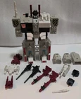 Vintage 1985 Hasbro Transformers  G1 Metroplex Incomplete Rubber Tires