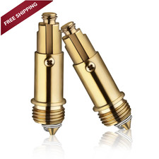 2 Pcs Basin Sink Clicker Pop Up Bolt Bath Drain Click Clack Gold