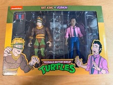 NECA Teenage Mutant Ninja Turtles Scale Rat King & Vernon Action Figures