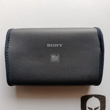 Sony Gray Portable Bag For MD Recorder Player Walkman Used