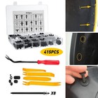 830X Clips Car Door Push Bumper Trim Body Retainer Car Assortment Tools Parts US