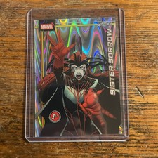 2026 Topps Chrome Marvel Sister Sorrow #159 RayWave Refractor 1st Appearance RC