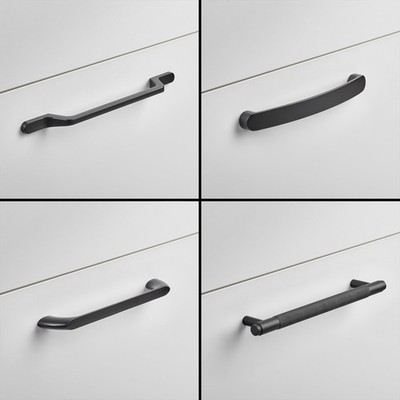 Möbelgriffe Schubladengriffe Küchengriffe schwarz BA 160 mm 1-10 Stück SOTECH