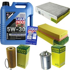 INSPEKTIONSKIT FILTER LIQUI MOLY ÖL 5L 5W-30 für VW Polo Variant 6KV5 1.9 TDI