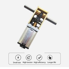 Compact Dual Shaft Worm Gear Motor High Torsion For DC6V Motor