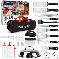 CHEFSPOT 36PC Blackstone Flat Top Griddle Accessories Kit - Griddle Tools