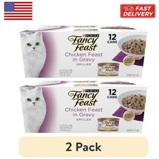 Purina Fancy Feast Grilled Kitten Food WetCat FoodChicken Feast in Gravy-24 cans