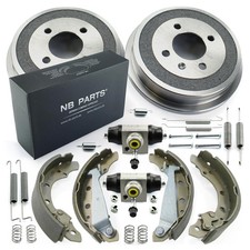 2x Bremstrommel Bremsbacken 2x Radzylinder hinten für Seat Ibiza VW Lupo Polo