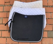 Three Cob Dressage Saddle Pads: Black Shires, White Dover  Toklat Classic III
