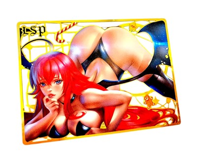 Waifu Anime Cards TCG | Rias Gremory - Highschool DxD [ METAL CARD ] limited