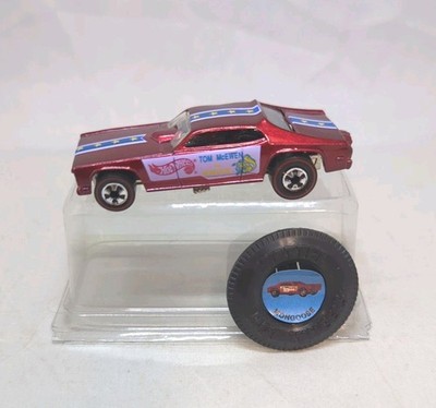 HOT WHEELS '' Tom McEwen 25th ani REDLINE MONGOOSE DRAGSTER in HOT RED '' moc 