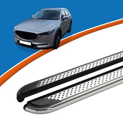 Trittbretter passend für Schweller Mazda CX-5 ab Baujahr 03/2017 MYDO Chrom mIt 