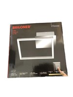 Briloner Led Frame Deckenleuchte Chrom Aluminium 9,7W Stufen Dimmbar M-Funktion
