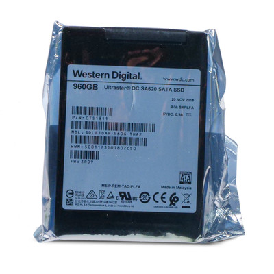 WD DC SA620 960GB SDLF1DAR-960G-1HA2 0TS1811 SATA 6Gb/s MLC 0.6 DWPD 2.5'' SSD