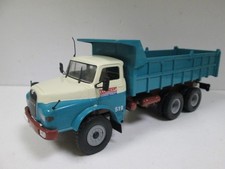 CAMION BENNE SAVIEM MAN Schawerhauber CLIMENT TP de 1972 au 1/43