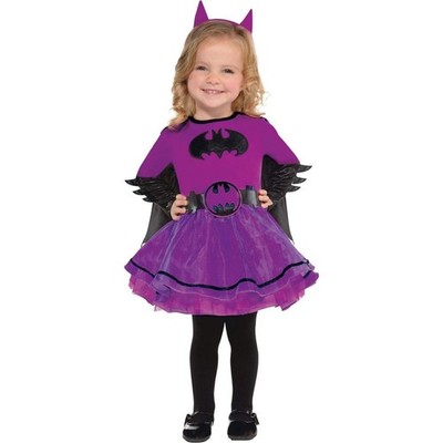 Bat Girl Infant Halloween Costume Justice League Tutu Dress Up Size 6 to 12  mo. | eBay