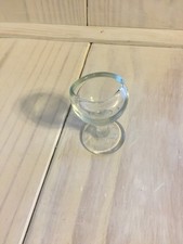 Vintage John Bull eye wash cup clear glass 1917