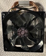 Cooler Master 120mm Tower CPU Cooler 4 Copper Heat Pipes Air Cooling Fan