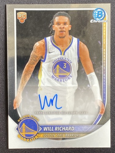 Will Richard 2025-26 Topps Bowman Chrome Auto RC #BCA-WI -HU4