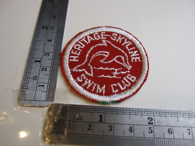 Vintage Heritage Skyline Swim Club Patch BIS