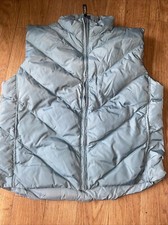 Woolrich Down Vest Womens L Mint Chevron Stitching Zip 21140 10 5