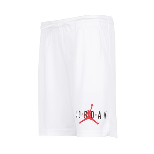 JORDAN ESSENTIALS GRAPHIC MESH BABY SHORTS WHITE - Picture 2 of 3