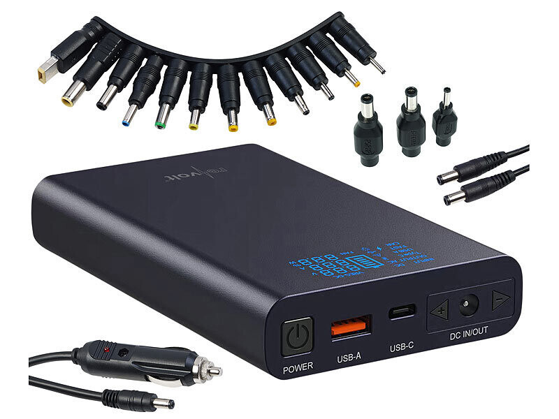 Batterie d'appoint 18 Ah pour camping-car et appareils USB-C en voyage