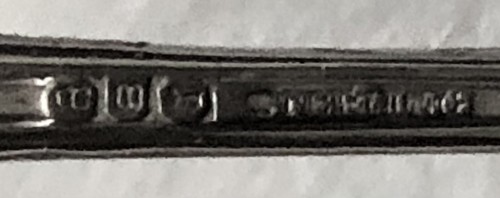 ANTIQUE Watson 1910 Sterling Silver BUNKER HILL Small CONDIMENT Mustard Ladle - Picture 6 of 7