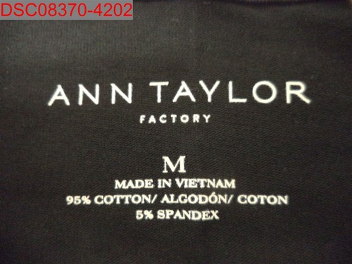 NUEVO CON ETIQUETAS - Top cami Ann Taylor Factory negro limpio para mujer, talla M 5628910015 - Imagen 3 de 6