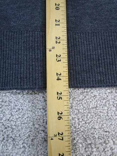 Tory Burch Sweater Womens Xs Gray Merino Wool Cardigan - Picture 9 of 9