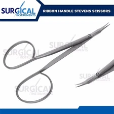 Ribbon Handle Stevens Scissors Surgical Instruments Curved German Grade