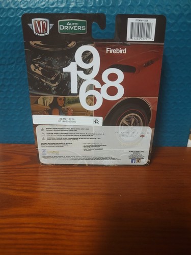2024 M2 Machines Auto Drivers R110 1968 Pontiac Firebird 400 H.O. CHASE 1/750 - Picture 4 of 6