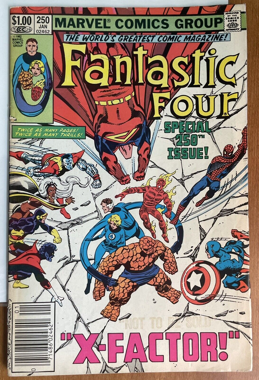 Fantastic Four Vol. 1 #250 (Marvel, 1983)- Newsstand- VG/F- Combined Shipping