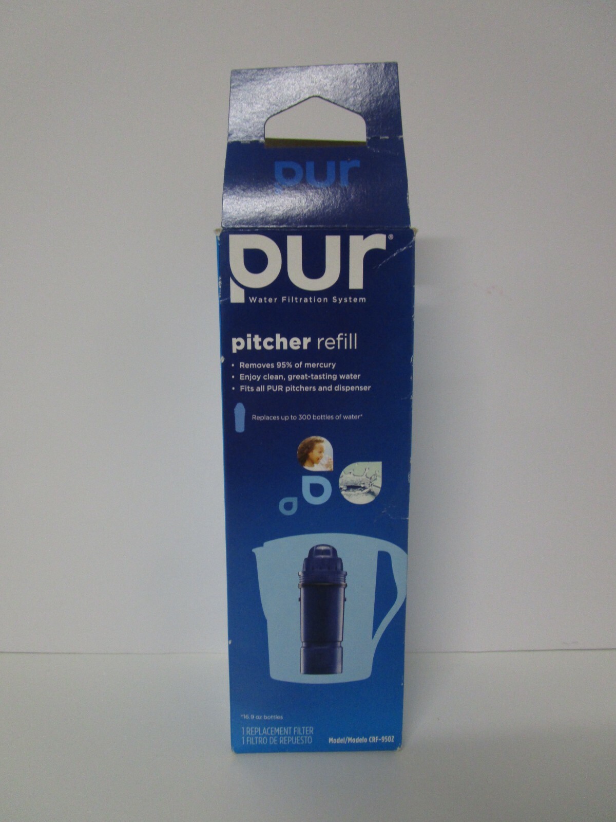 NEW PUR Water Pitcher Replacement Filter Model CRF-950Z