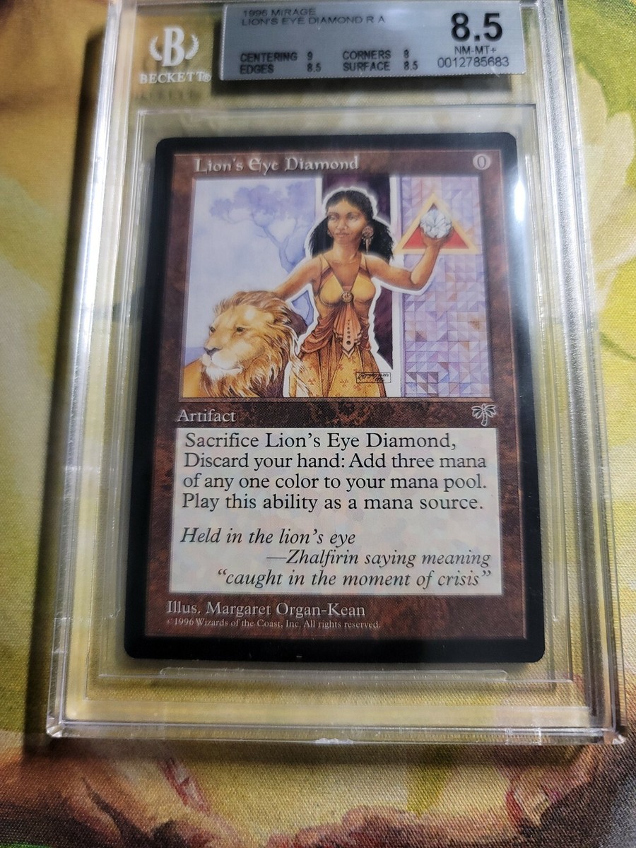 Mtg Lion's Eye Diamond. BGS 8.5 NM-MT+. | eBay