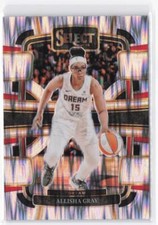 2024 Panini Select WNBA Allisha Gray #51 Silver Flash Prizms