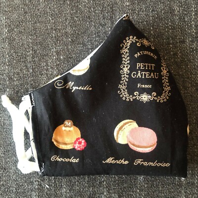 Macarons Face Mask Paris Mask handmade reusable washable new