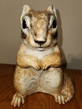 Chipmunk 108N The Townsends LARGE Ceramic Statue Figurine Vintage CUTE!!!