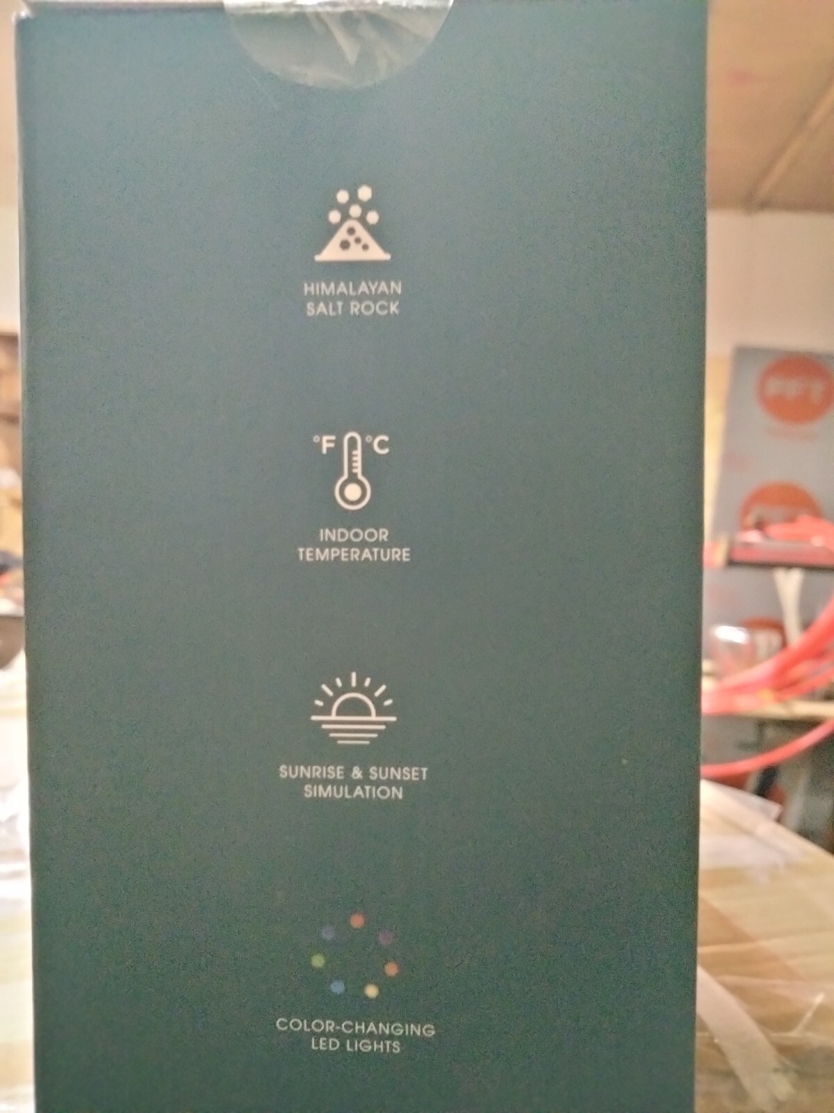 Lomi Sunrise Alarm Clock w/Himalayan Salt Base Model LOMD1082