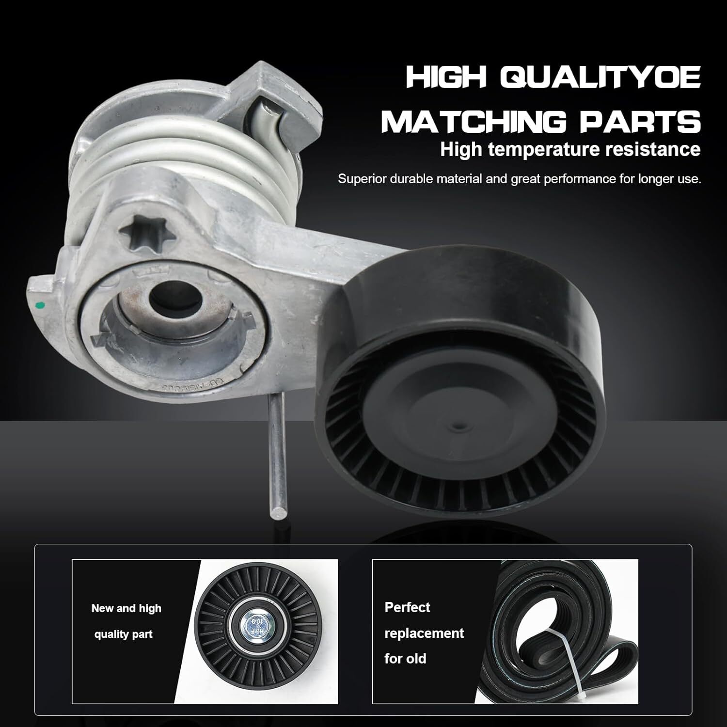 DRIVESTAR Belt Tensioner Kit With Pulley For BMW 128i/328i 3.0L-1107639