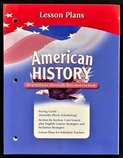 AMERICAN HISTORY - Lesson Plans Workbook (TEACHER EDITION) (2008)