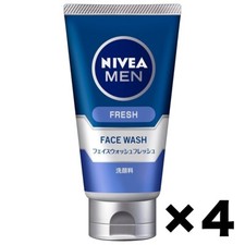 NIVEA MEN Face Wash Fresh 4Pack Set 100g Kao