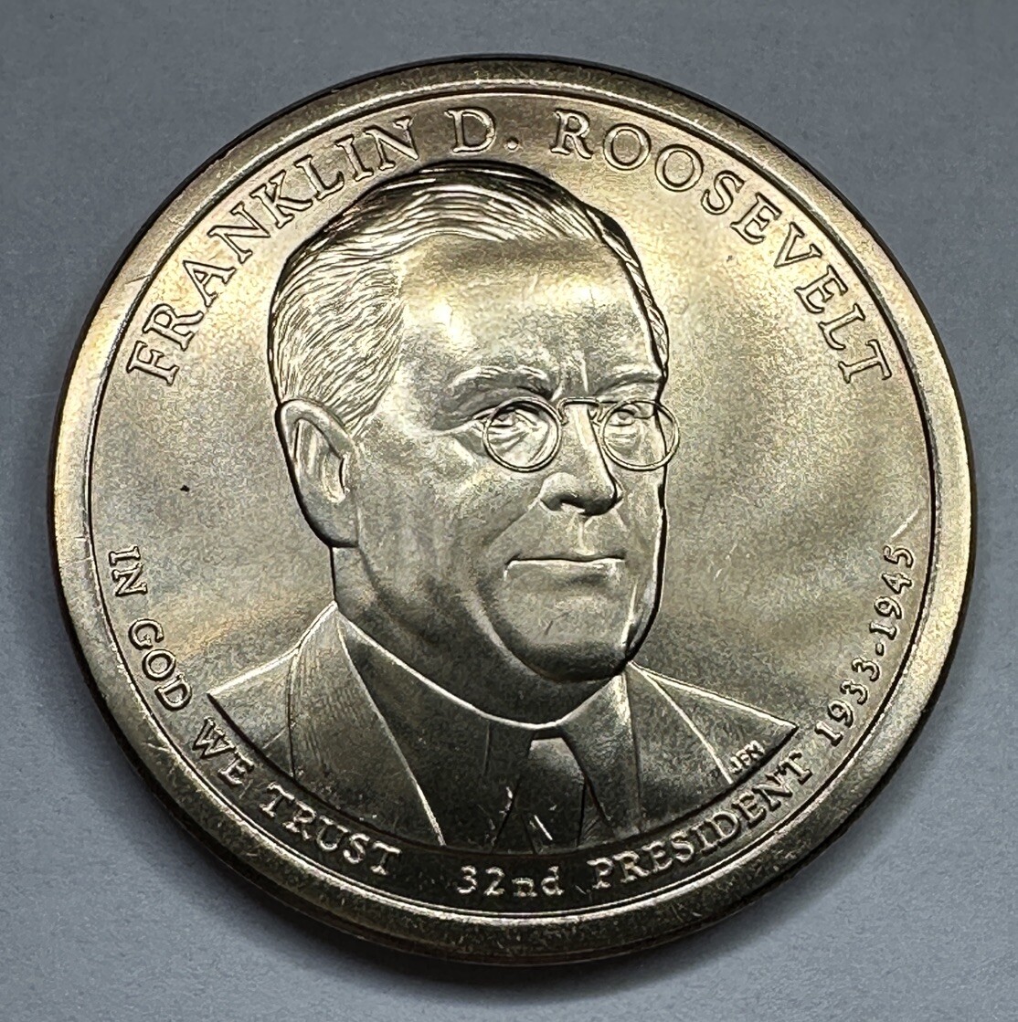 2014-P Franklin Roosevelt Presidential Dollar Coin from Mint Set