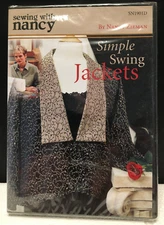 SEWING WITH NANCY Simple Swing Jackets 2005 New Sealed